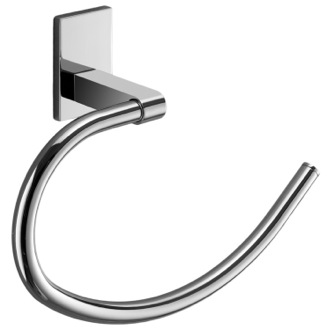 Towel Ring Round Polished Chrome Towel Ring Gedy 7870-13
